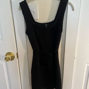Lulu’s Black Knit mini dress